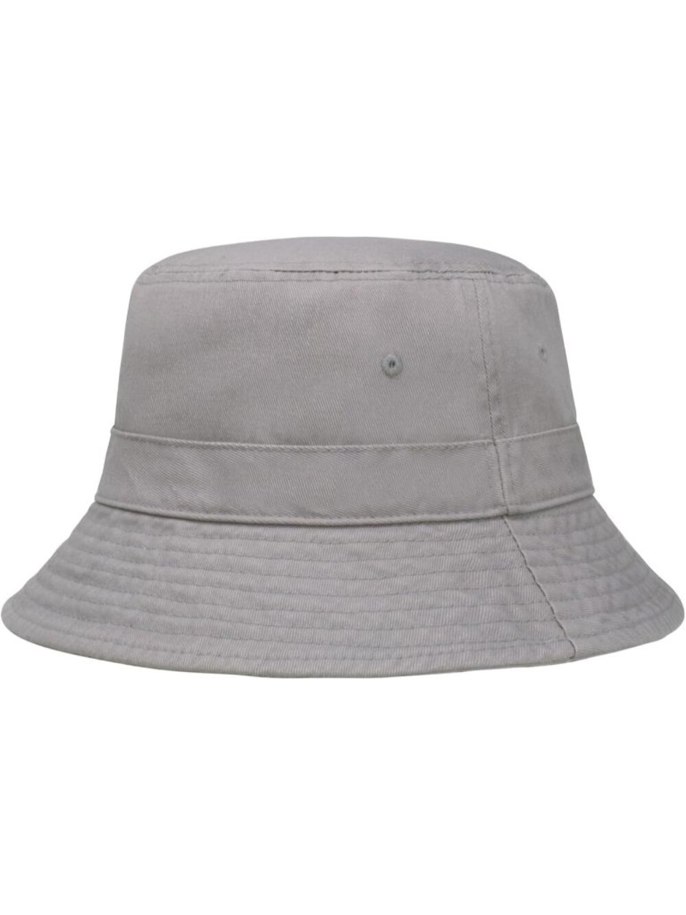 Unisex Light Grey Cotton Summer Sun Boonie Style Beach Golf Fishing Bucket Hat